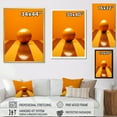 thumbnail image 4 of Designart "Citrus Victory In Bowling" Bowling Wall Art Living Room, 4 of 7