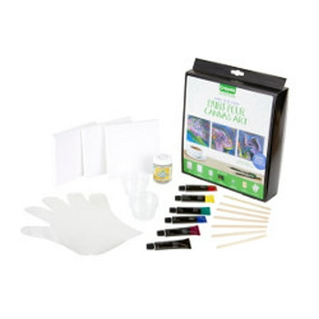 Crayola Signature Make Your Own Paint-Pour Canvas Art