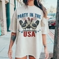 thumbnail image 2 of Patriotic Rooster, Party in the USA, 4th of July Rooster, 4th of July Tshirt, USA Chicken Tshirt, 2 of 2