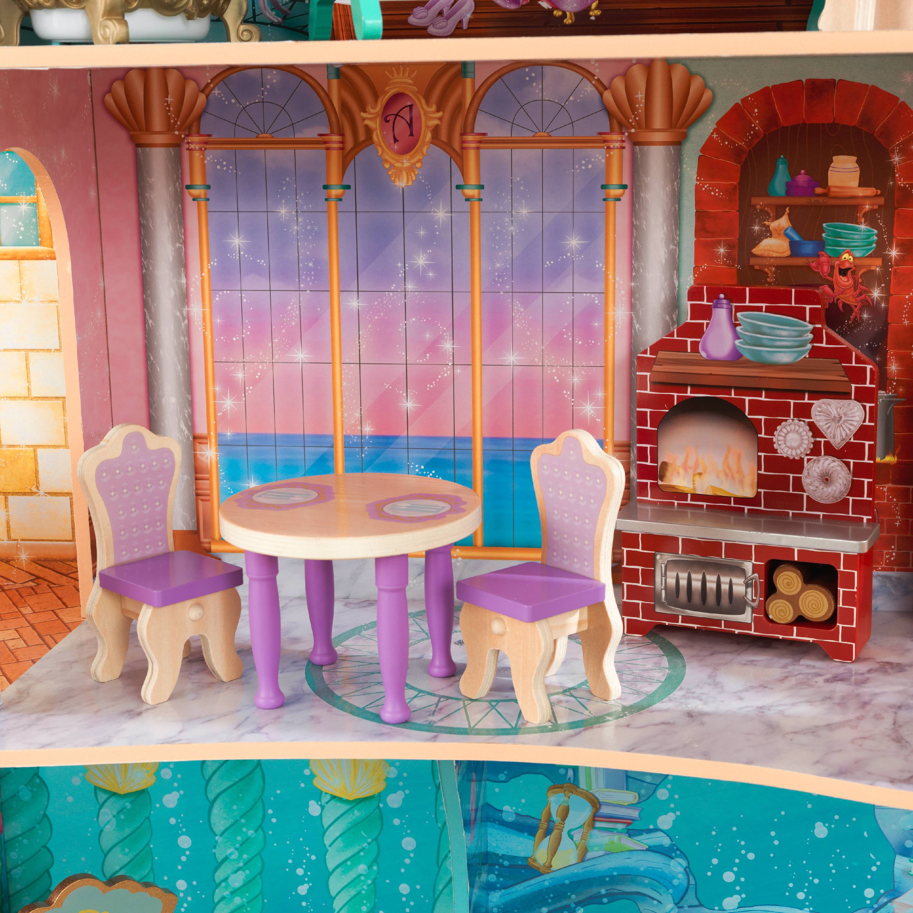 disney princess ariel land to sea castle dollhouse