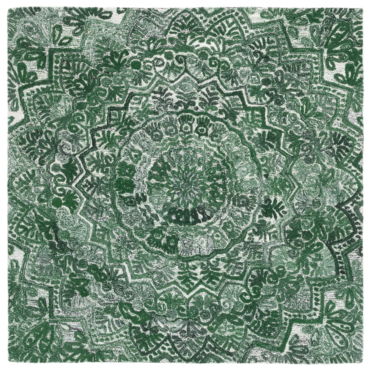SAFAVIEH Marquee Georgiana Floral Area Rug, Green/Ivory, 9' x 12'