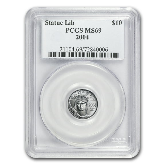 2004 1/10 oz American Platinum Eagle MS-69 PCGS