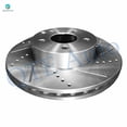 thumbnail image 3 of Set of 4 Front 295mm-Rear 300mm Drilled Slotted Brake Disc Rotors For 2012-2015 Mercedes-Benz C250, 3 of 8