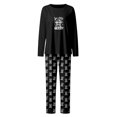 thumbnail image 4 of Pajamas Set for Women Highland Cow Printed Long Sleeve Shirts Soft Pants Sleepwear Outfit, 4 of 4