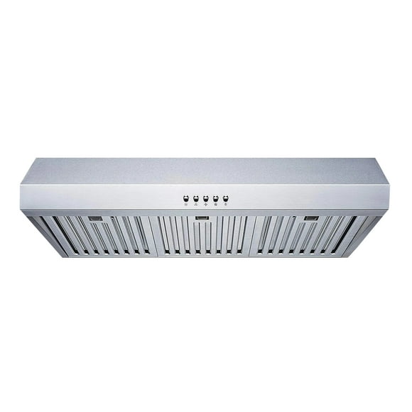 Roxon 860 CFM 30 Inches Under Cabinet Range Hood Kitchen Exhaust Fan Stainless Steel RXN-U14BSB-30