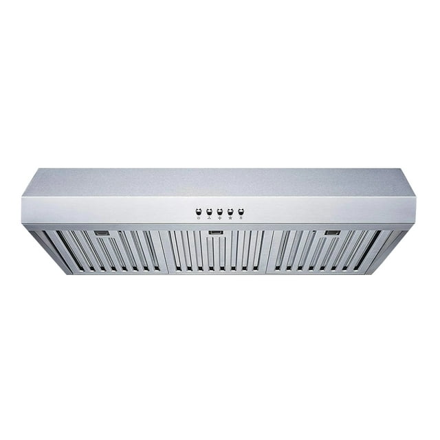 Roxon 860 CFM 30 Inches Under Cabinet Range Hood Kitchen Exhaust Fan Stainless Steel RXN-U14BSB-30
