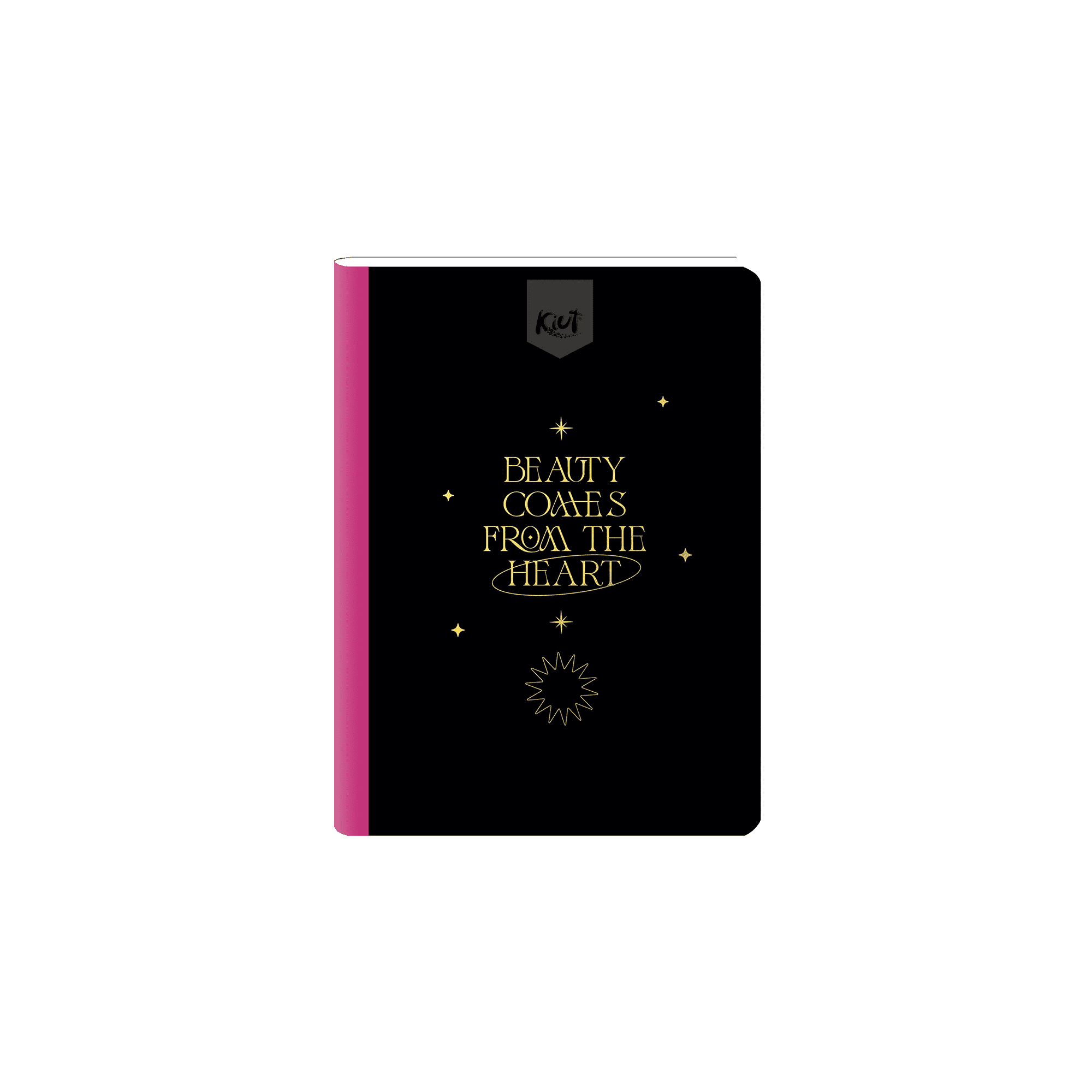 Norma Kiut Leather Small Wide Rule Composition Notebook 6.2" x 8.2" Multicolor 100 Sheets