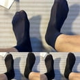 thumbnail image 5 of Mens Sexy Striped Wear See-Through Sheer Stockings Business Dress Tube Socks, 5 of 7