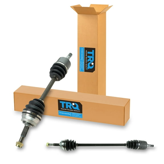 TRQ New Complete Front CV Axle Shaft Assembly Pair Set of 2 for 200SX NX Sentra CSA82530 Fits select: 1995-1999 NISSAN SENTRA, 1995-1998 NISSAN 200SX