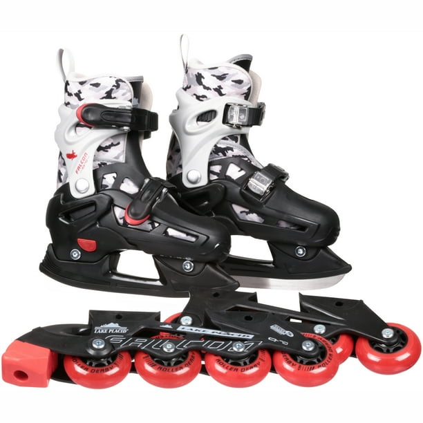 Roller Derby 2 in 1 Inline/Ice Interchangeable Youth Skate Walmart