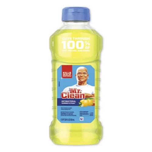 Mr. Clean 28 oz MultiSurface Cleaner, Summer Citrus, 9 Bottles (PGC77130)