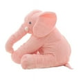 thumbnail image 1 of Poupée Éléphant Jouet en Peluche Rose 40cm, 1 of 5