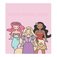 thumbnail image 1 of Set de Edrecolcha Disney Princesas Individual 160 cm x 220 cm rosa, 1 of 5