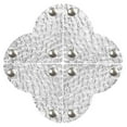 thumbnail image 7 of Dritz Textured Quatrefoil Corners, Small, 3 Pack, Nickel, 7 of 7