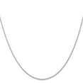 thumbnail image 5 of Auriga Fine Jewelry 10K White Gold .7 mm Carded Cable Rope Chain Necklace for Women 24", 5 of 6