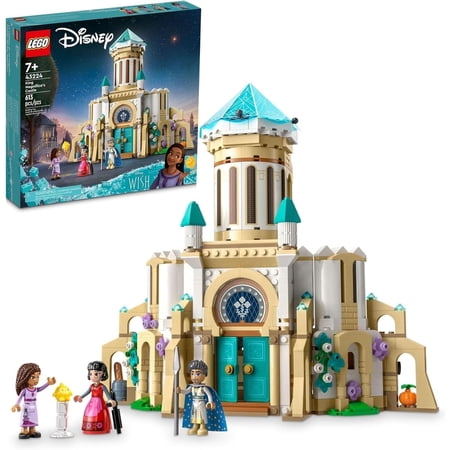 LEGO King Magnifico’s Castle 43224 Disney Wish Interlocking Block Building Sets