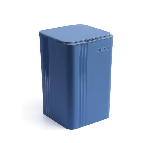 Bote de basura inteligente automático tipo inducción para el hogar, cocina, baño, inodoro grande con tapa, cesto de basura