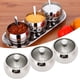 thumbnail image 4 of La Olla de Especias, Conpas de Vidrio Visual, Olla de Condición, Material utiliza de Acero inoxidable de Grado 304 de Alimentos, Para Azúcar de Glutamato de Monosódico, 4 of 7