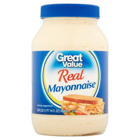 (3 Pack) Great Value Real Mayonnaise, 30 fl oz (Best Mayonnaise Brand In India)