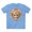 Carolina Blue, variant on Carnival Mask Graphic T-Shirt Unisex 100 Cotton With Antique Gold Art Design Tee 15