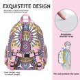 thumbnail image 5 of Zen Meditation Mandala Backpack - Breathable Padded Travel Backpack for Commuters, 5 of 5