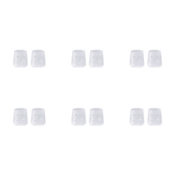 2 Protectores Dedos Los Pies Silicona Transparente Fundas Transpirables para (XS)