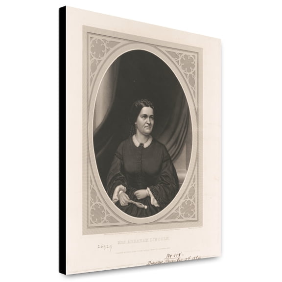Canvas Print: Mrs. Abraham Lincoln, 1864