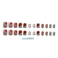 thumbnail image 5 of UDIYO 1 Set Fake Nails Seamless Ultra-thin Harmless Frosted Finished Nail Enhancement Stickers for Manicure Store, 5 of 7