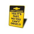 thumbnail image 4 of Camaro Novelty Decor, Metal Wall Sign - 10x14 Inches, 4 of 4
