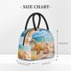 thumbnail image 2 of Easygdp Beach Starfish Shell Bolsa de Almuerzo Insulada Grande, Forro de Aluminio, Diseño Espacioso, a Prueba de Fugas, Ideal para Trabajo, Picnics, Viajes y Actividades al Aire Libre, 2 of 6