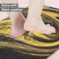 thumbnail image 4 of Black Anti Fatigue Mats Kitchen Mats for Floor Marble Kitchen Floor Kitchen Mat Cushioned Memory Foam Non Slip PVC Leather Padded Comfort Standing Kitchen Rugs Set of 2, C2, 4 of 6