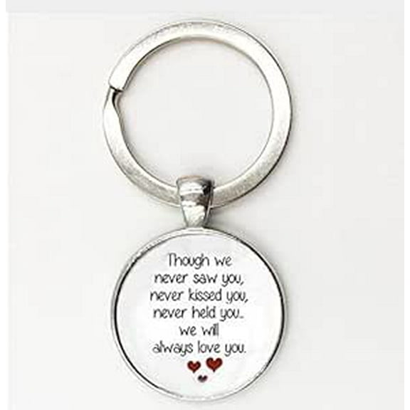 Miscarriage Keepsake Keychain - Loss of Unborn Baby - Miscarriage Remembrance Keychain