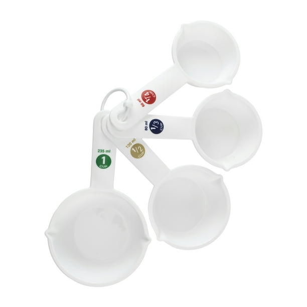 GoodCook 4Piece Molded Plastic Measuring Cup Set with Storage Ring