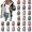 Brow C, variant on Flannel Jacket Women Fleece Button Down Winter Coats with Pockets Hood Drawstring Casual Plaid Jacket L