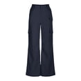 thumbnail image 3 of Women'S Cargo Hiking Pants High Waisted Wide Leg Waterproof Lightweight Stretch Multi Pockets For Work Casual Outdoor, 3 of 7