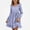 Purple, variant on Teylalorva Dresses of Girls (2-12), Small Ruffle Trim Crew Neck Long Sleeve Dresses Lovely Hem Outfit Spring Autumn Casual Wear Pink Size 5T