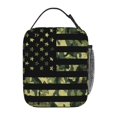 thumbnail image 3 of Bolsa Térmica para Almuerzo PTPLMM con Estampado de Bandera Americana Camuflaje, 3 of 6