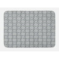thumbnail image 1 of Abstract Bath Mat, Doodle Style Pastel Colored Ornament on a Grey Background Vintage Pattern Print, Plush Bathroom Decor Mat with Non Slip Backing, 29.5" X 17.5", Multicolor, by Ambesonne, 1 of 2