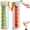 Green-Orange, variant on Ice Cube Tray Mold One-Hand Press on, 6 Cubes Silicone Ice Maker Cup, Easy Pop-Out Design, Space-Saving for Iced Drinks, Coffee & Home Use