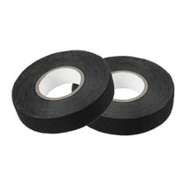 Unique Bargains 2 Pcs Muffler Tape 0.8 Inch x 50 Ft Self Adhesive Universal for Car Noise Protection Polyester Black