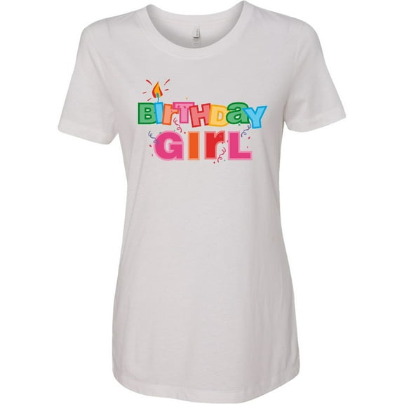 Inktastic Birthday Girl Letters Women's T-Shirt