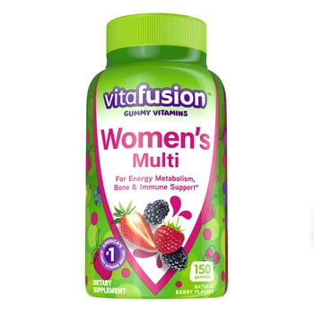 vitafusion Womens Multi Gummies, Daily s for Women, Berry Flavored, 150 Count