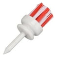 thumbnail image 4 of Sport  Tee,  Ball Brush Tee Convenient Practical Universal Hit Resistant  For Long Distant Hit 54mm-White And Red, 4 of 8