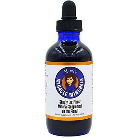 Mimi's Miracle Minerals, Big 4 Ounce Bottle, Fulvic Acid & Humic Acid Supplement, 120 Day Supply, Liquid. All the Benefits of Shilajit, But More Convenient. Organic, Ionic Trace Mineral Supplement