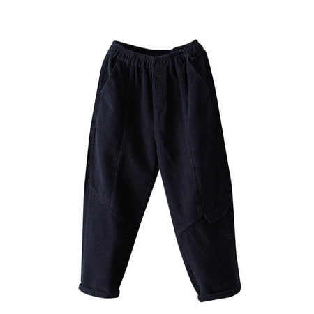 

Ziloco Fashion Lady Solid Color Casual Elastic Waist Plus Size Pants Pocket Harem Pants pajama pants for women Blue XL