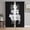 black, variant on Farm Animals Sheer Curtains for Living Room Bedroom Cow Pig Rooster Rustic Vintage Black Sheer Curtains 45 Inch Long 2 Panels Set Light Filtering Curtain Window Treatments Drapes for Dining Room