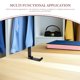 thumbnail image 3 of WEAVILUX 6Jgo De Pared Negros De Aluminio Para Colgar Prendas Y Accesorios Con Plegable Oculto, 3 of 8