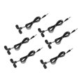 thumbnail image 3 of Auriculares QIDAIZUOEN, 100 paquetes, con cable, desechables, negros, 3 of 9
