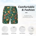 thumbnail image 4 of Kdxio Merry Christmas Print Men'S Swim Trunks With Compression Liner 7 Inch Inseam Quick Dry Swim Shorts, 4 of 7