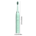 thumbnail image 3 of Dvkptbk Toothbrush Toothbrush with 8 Brush Heads with Toothbrush Box 5 Cleaning Modes Smart 20 Speed Timer Toothbrush IPX7 home decor, 3 of 9